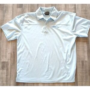 Hollas XFC Golf Polo Mens XL Shirt Blue Gray Indian Canyons Palm Springs